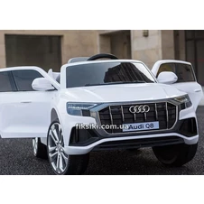 Детский электромобиль JJ 2066 EBLR-1 Audi, кожаное сиденье фото 33