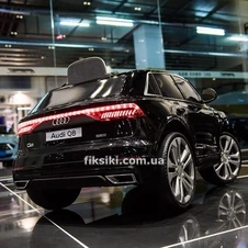 Детский электромобиль JJ 2066 EBLR-2 Audi, кожаное сиденье фото 33