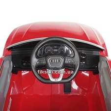 Детский электромобиль JJ 2066 EBLR-2 Audi, кожаное сиденье фото 88