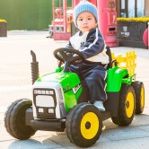 Детский электромобиль XMX 611 EVA GREEN, трактор, зеленый