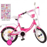 Велосипед детский PROF1 12д. XD1213 Princess, малиновый