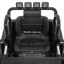 Детский электромобиль T-7833 EVA BLACK, мягкие колеса, черный фото 88
