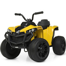 Детский квадроцикл T-738 EVA YELLOW, мягкие колеса