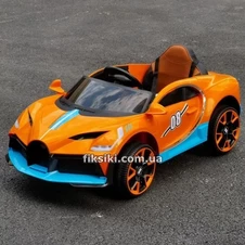 Детский электромобиль T-7657 EVA ORANGE, мягкие колеса, оранжевый фото 11
