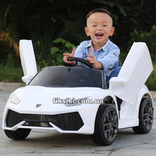 Детский электромобиль T-7655 EVA WHITE Lamborghini, белый фото 55