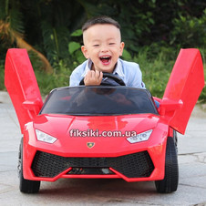 Детский электромобиль T-7655 EVA RED Lamborghini, красный купить