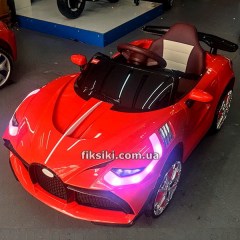 Купить Детский электромобиль T-7658 EVA RED Bugatti, мягкие колеса