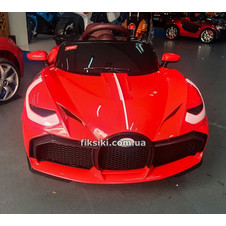 Детский электромобиль T-7658 EVA RED Bugatti, мягкие колеса фото 11