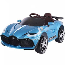 Детский электромобиль T-7658 EVA BLUE Bugatti, мягкие колеса