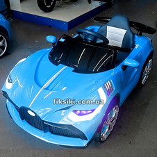 Детский электромобиль T-7658 EVA BLUE Bugatti, мягкие колеса фото 33