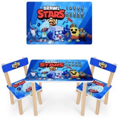 Купить Детский столик 501-96, Brawl Stars, со стульчиками