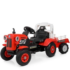 Купить Детский электромобиль трактор M 4261 ABLR-3, с прицепом