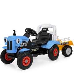 Детский электромобиль трактор M 4261 ABLR-4, с прицепом