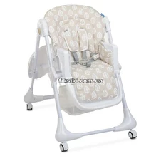 Стульчик для кормления M 3233 Leaf Beige, листья, бежевый фото 11
