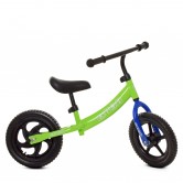 Детский беговел 12д. M 5457-2 PROFI KIDS, мягкие колеса, зеленый
