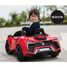 Детский электромобиль T-7623 EVA RED, мягкие колеса фото 77