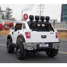 Детский электромобиль T-7819 EVA WHITE, Ford Long, мягкие колеса фото 11