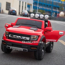 Детский электромобиль T-7819 EVA RED, Ford Long, мягкие колеса фото 44