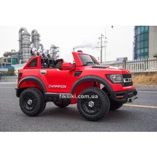 Детский электромобиль T-7819 EVA RED, Ford Long, мягкие колеса фото 55
