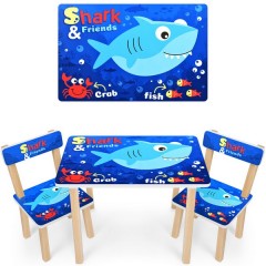 Купить Детский столик 501-74, со стульчиками, Shark