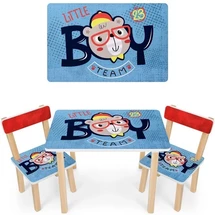 Детский столик 501-90, со стульчиками, мальчик
