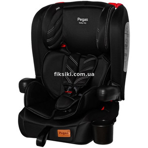 Автокресло TILLY Pegas T-534 Black ISOFIX, группа 1+2+3