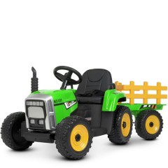 Купить Детский электромобиль M 4479 EBLR-5 трактор, с прицепом