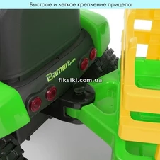Детский электромобиль M 4479 EBLR-5 трактор, с прицепом фото 77