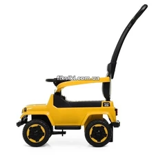 Каталка-толокар T-938 YELLOW, родительская ручка, желтая фото 33