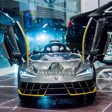 Детский электромобиль M 4319 EBLR-5, Lamborghini, кожаное сиденье фото 44