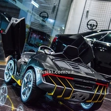 Детский электромобиль M 4319 EBLR-11, Lamborghini, кожаное сиденье фото 11