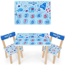 Детский столик 501-100, со стульчиками, морская