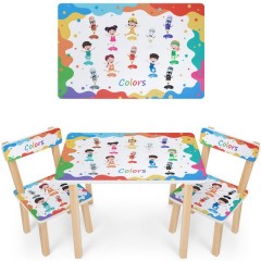 Купить Детский столик 501-106(EN), со стульчиками, вещи