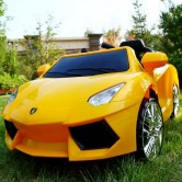 Детский электромобиль T-7645 EVA YELLOW Lamborghini, желтый