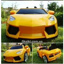 Детский электромобиль T-7645 EVA YELLOW Lamborghini, желтый фото 11