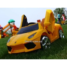 Детский электромобиль T-7645 EVA YELLOW Lamborghini, желтый фото 55