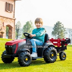 Купить Детский электромобиль M 4463 EBLR-3, трактор с прицепом