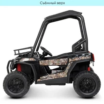 Детский электромобиль JS 370 EBLR-2 (24V) UTV, кожаное сиденье купить