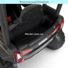 Детский электромобиль JS 370 EBLR-2 (24V) UTV, кожаное сиденье фото 77