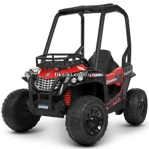 Детский электромобиль JS 370 EBLR-3 (24V) UTV, кожаное сиденье