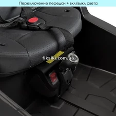 Детский электромобиль JS 370 EBLR-3 (24V) UTV, кожаное сиденье фото 66