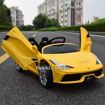 Детский электромобиль T-7659 EVA YELLOW, Lamborghini, мягкие колеса купить