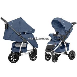 Коляска прогулочная CARRELLO Vista CRL-5511 Denim Blue, лен