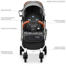 Детская коляска M 3910 Iron Gray-W YOGA II, серая фото 11