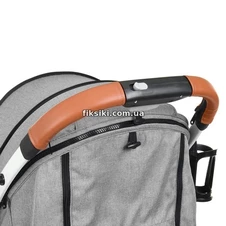 Детская коляска M 3910 Iron Gray-W YOGA II, серая фото 88