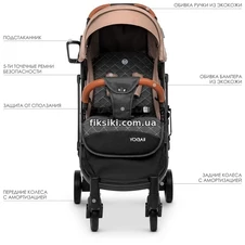 Детская коляска M 3910 Sand YOGA II, бежевая фото 11