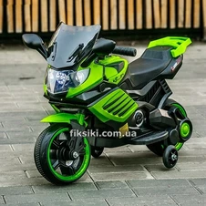 Детский мотоцикл M 3582 EL-5 NEW, кожаное сиденье фото 33