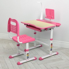 Купить Детская парта M 4428 (W)-8 со стульчиком, розовая