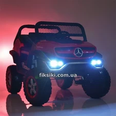 Детский электромобиль M 4291 EBLR-3, кожаное сиденье , красный фото 55