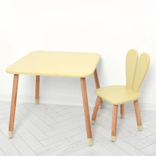 Детский столик 04-025BEIGE со стульчиком, бежевый купить